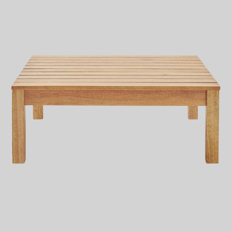Freeport Outdoor Patio Outdoor Patio Coffee Table - Natural - Modway