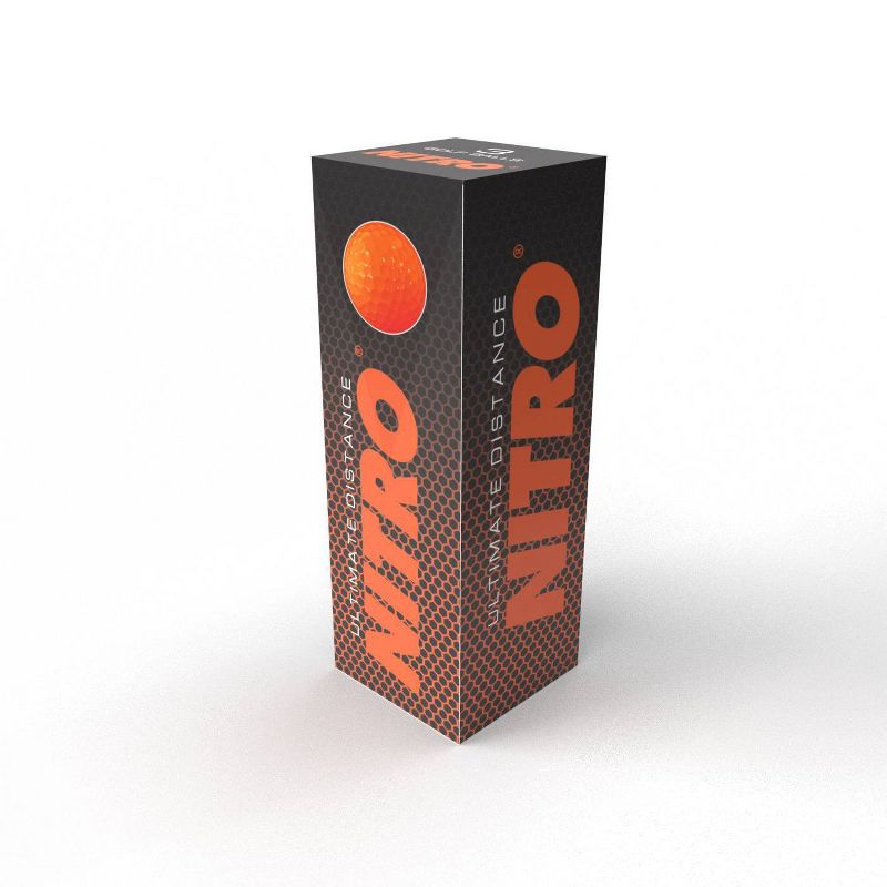 Nitro Golf Ultimate Distance Golf Balls Orange - 30pc