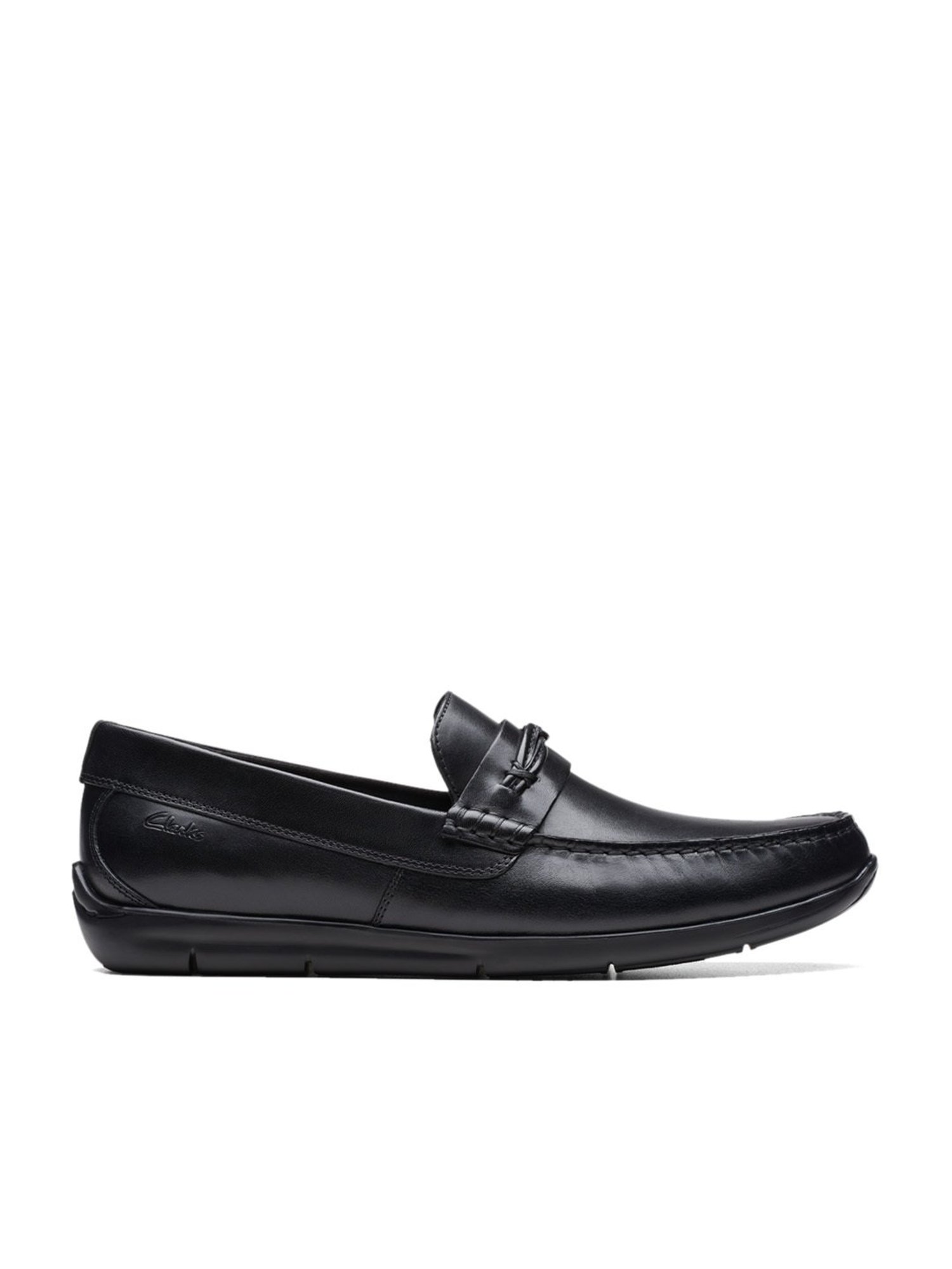 Clarks Men's Karlock Black Loafers