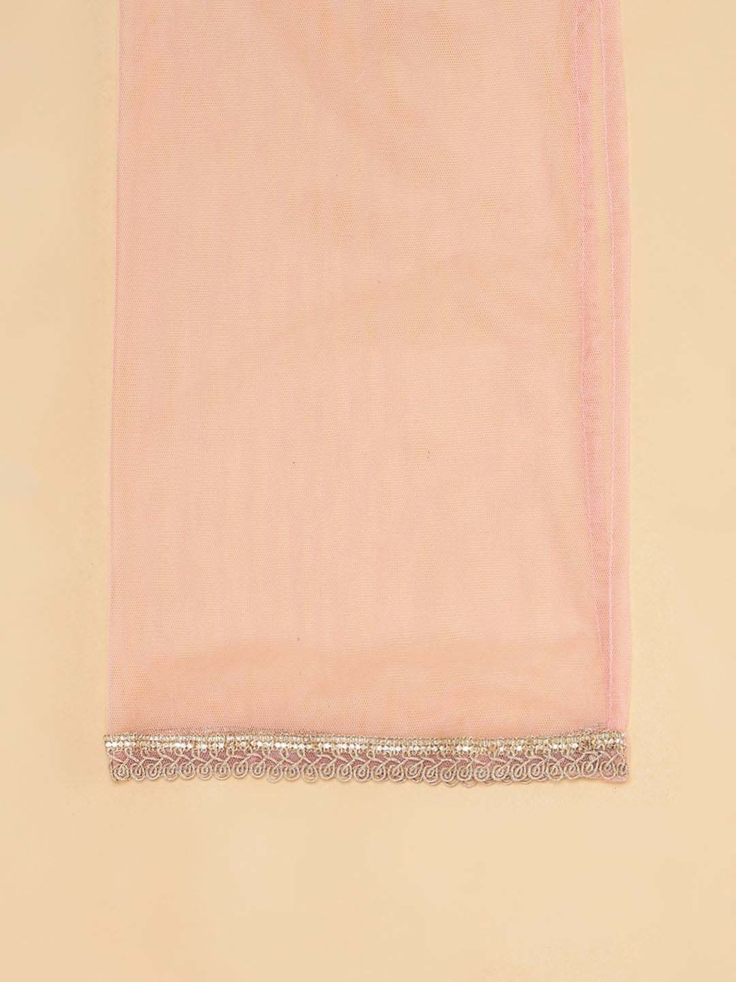 VASTRAMAY Kids Blue & White Cotton Over Dyed Kurta Set