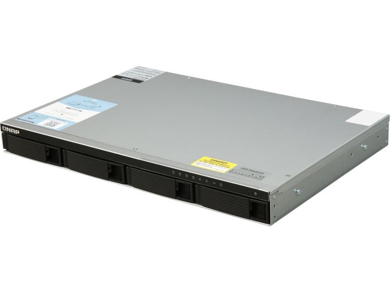 QNAP TS-431XeU-2G-US 4-bay 1U Short-Depth Rackmount NAS with Built-in 10 GbE Network