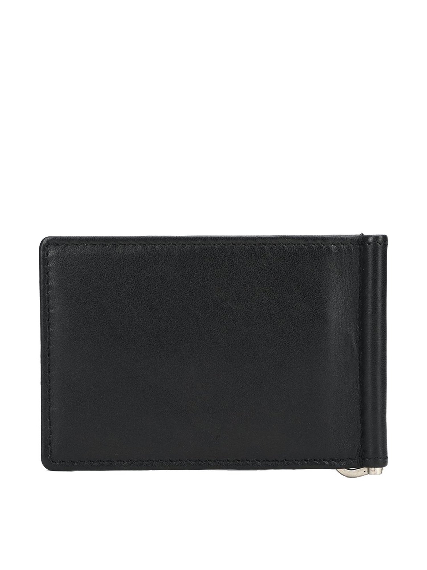 Van Heusen Black Casual Money Clip Wallet for Men