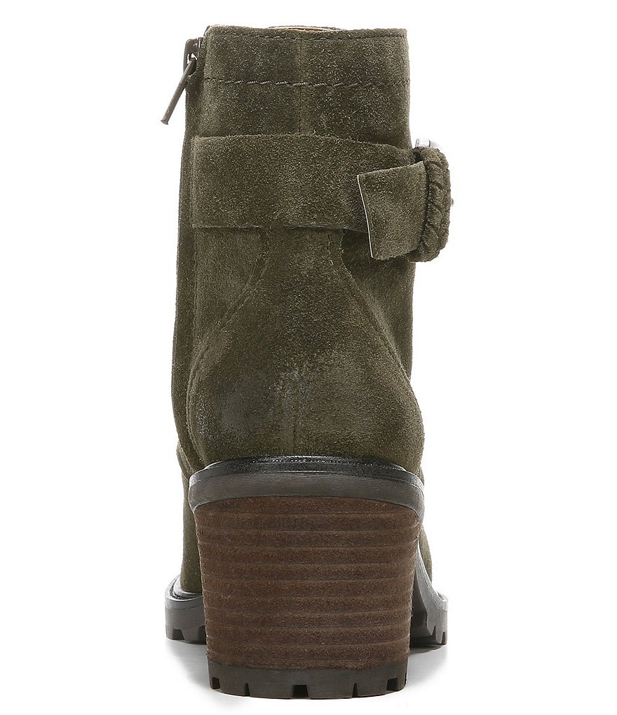 Zodiac Gemma Suede Lug Sole Booties