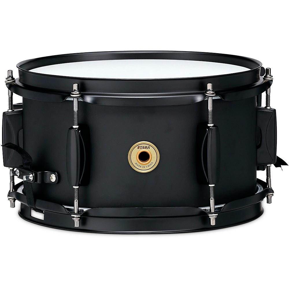 tama steel snare drum  5.5 inches x 10 inches  black black