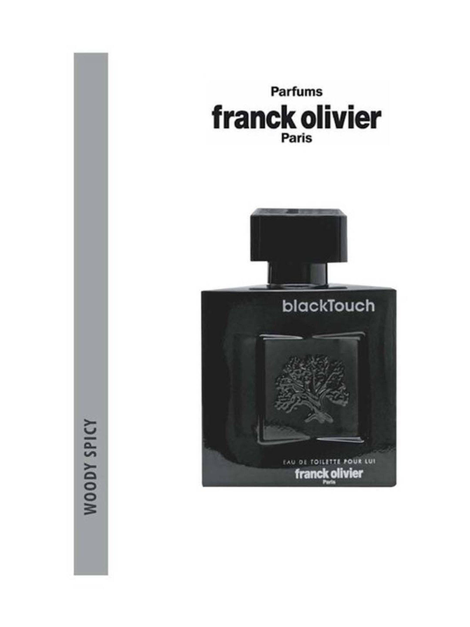 Franck Olivier Black Touch Eau de Toilette Spray for Men - 100 ml