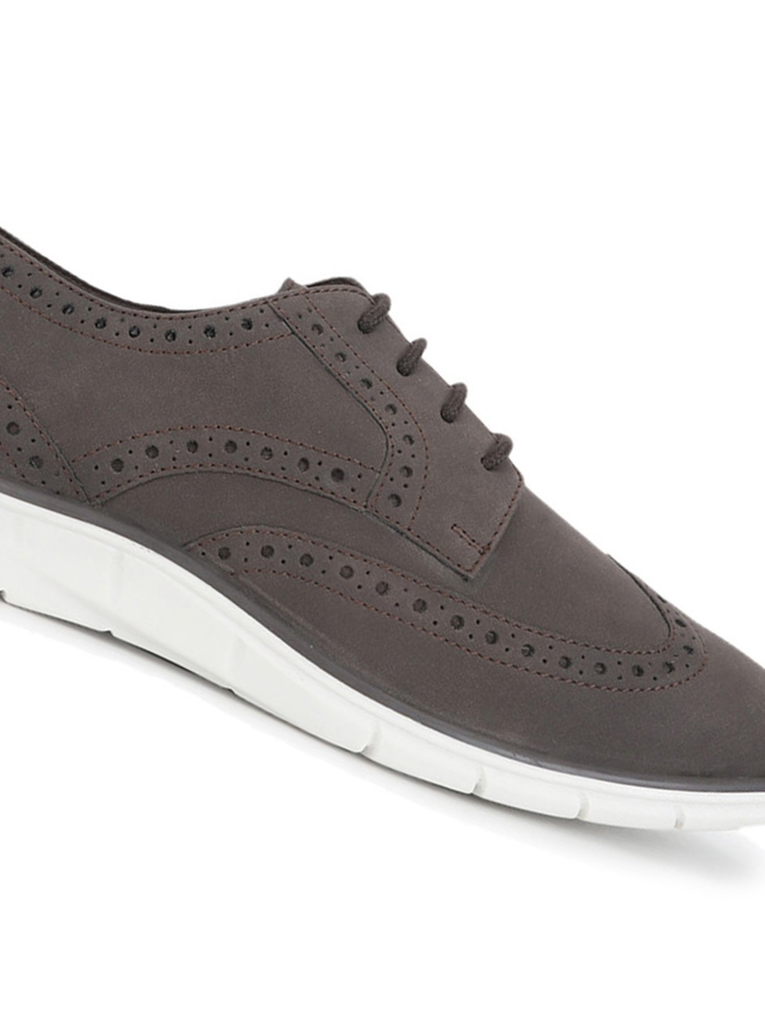 Yoho Men's Brown Brogue Shoes