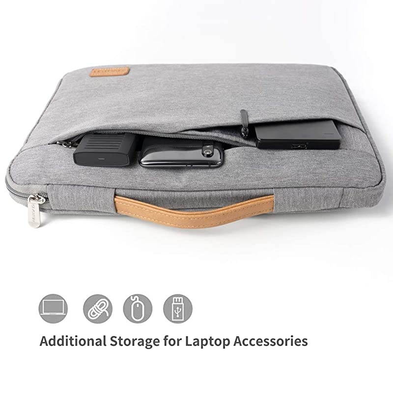 14 Inch Laptop Case 360 Protective Portable Laptop Sleeve for Lenovo ThinkPad X1 Yoga Ideapad, HP EliteBook x360,Dell Latitude Notebook 14" Asus Acer MSI Chromebook Bag, Black