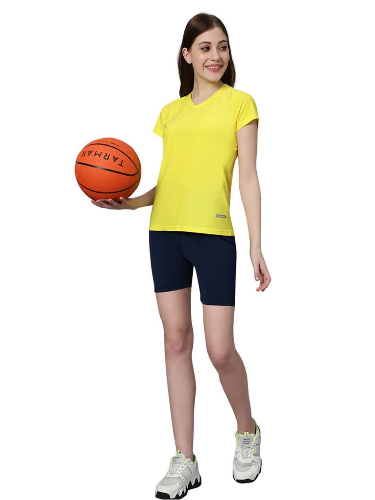 Omtex Blue High Rise Sports Shorts