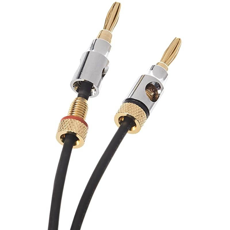 Speaker Cable with GoldPlated Banana Tips CL2 999 Oxygen Free 6Foot