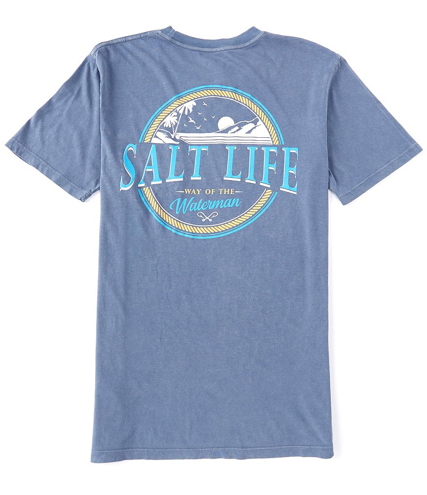 Salt Life Short-Sleeve Salt Washed Waterman Graphic T-Shirt