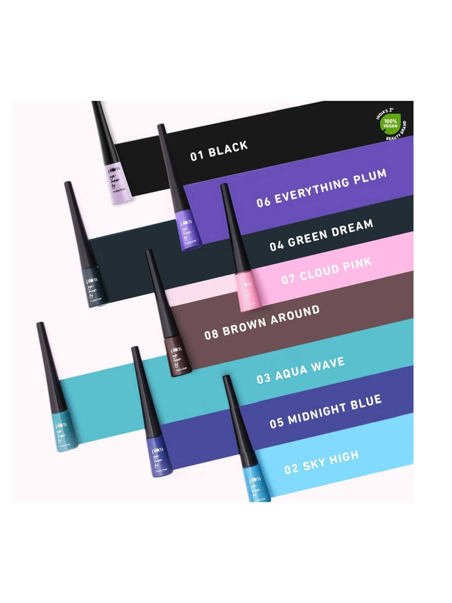 Plum Eye-Swear-By Matte Liner 05 Midnight Blue - 3 ml