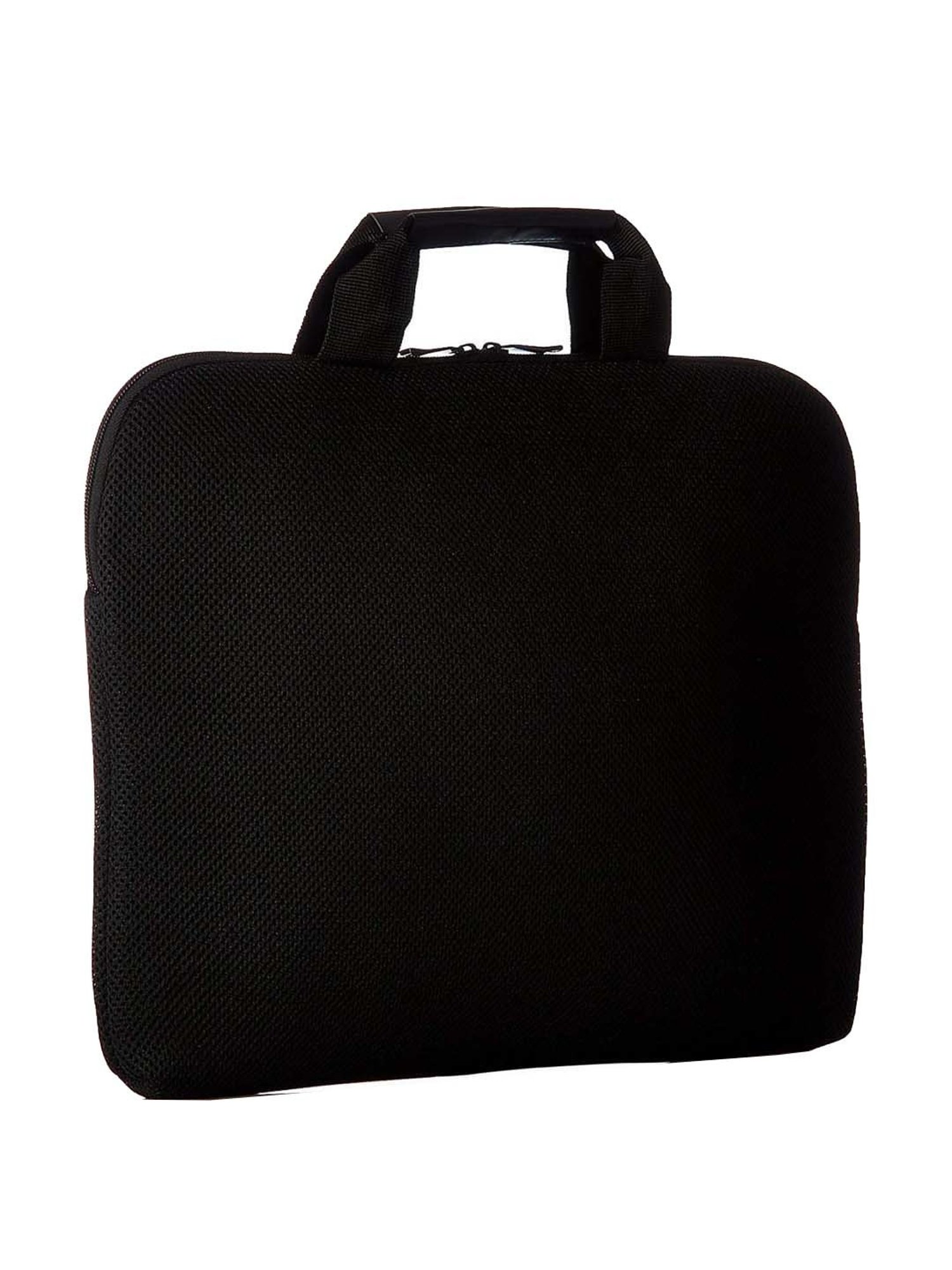 Travel Blue Black Textured Laptop Sleeves