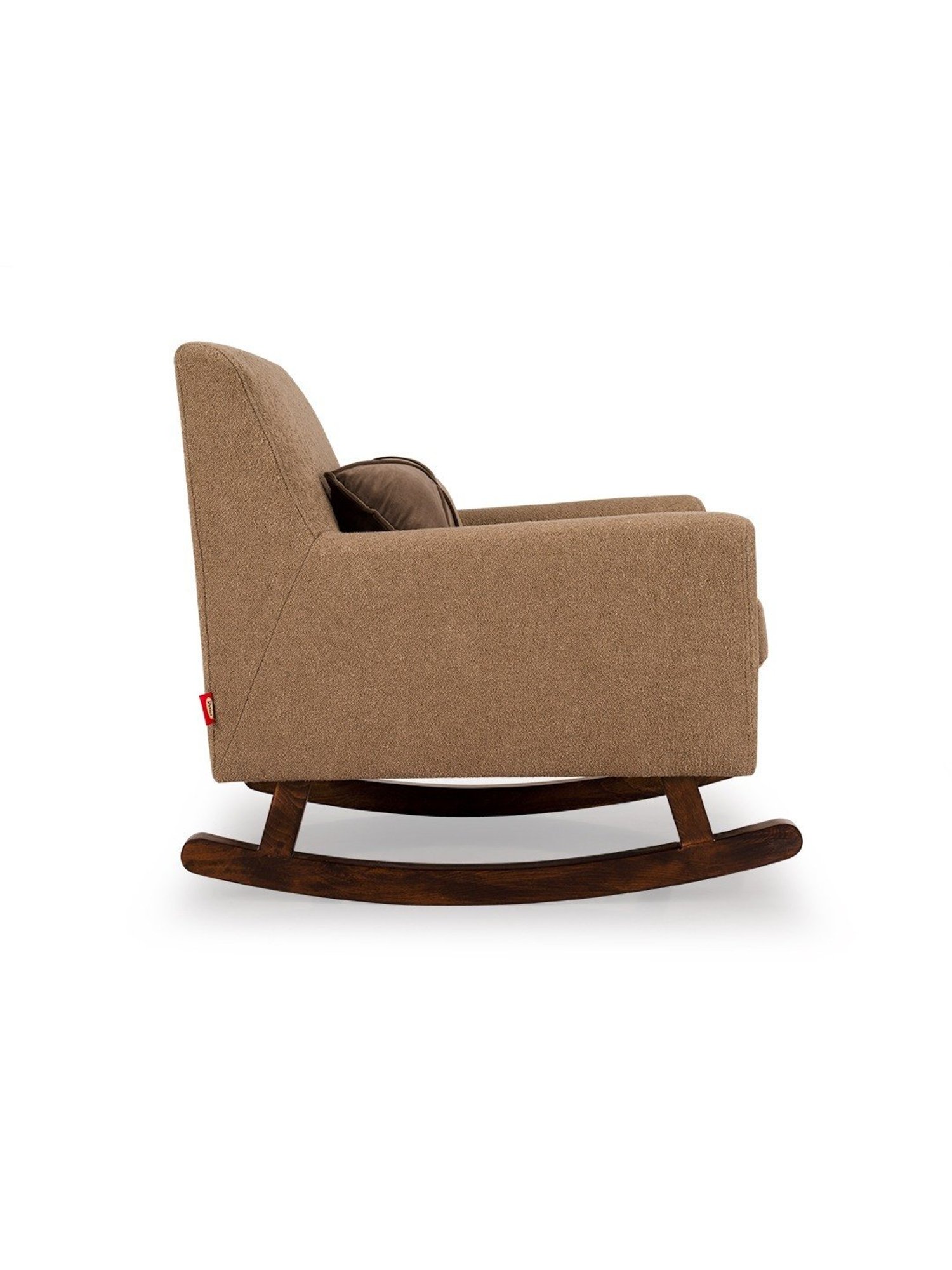 Durian Melania Cigar Brown Fabric Rocker Chairs