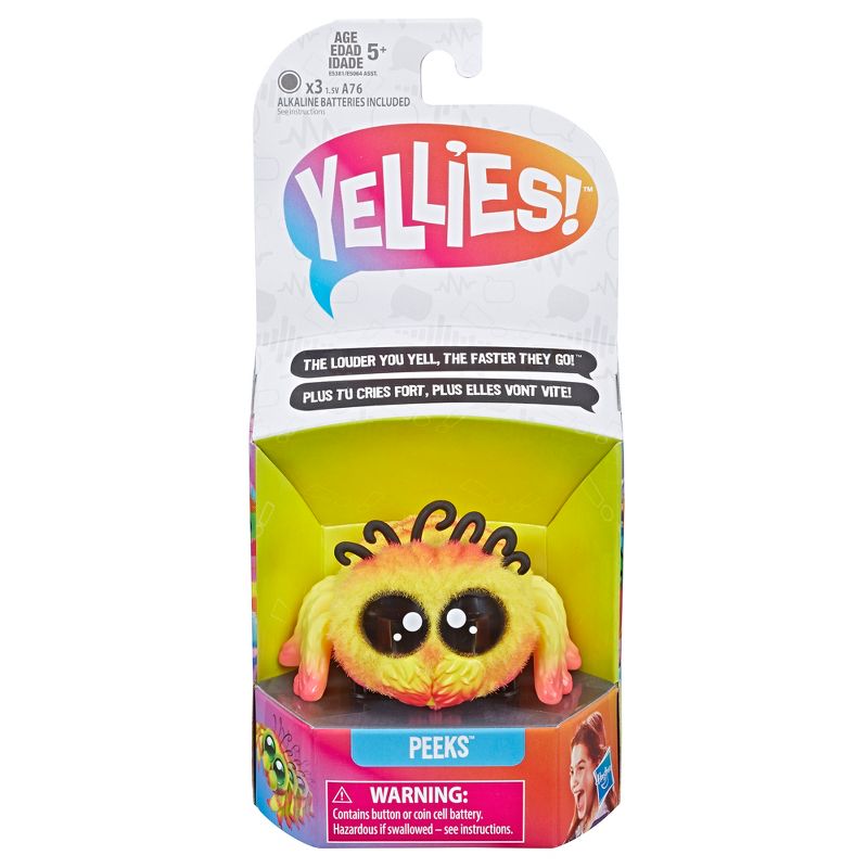 Yellies! Peeks - Voice-Activated Spider Pet