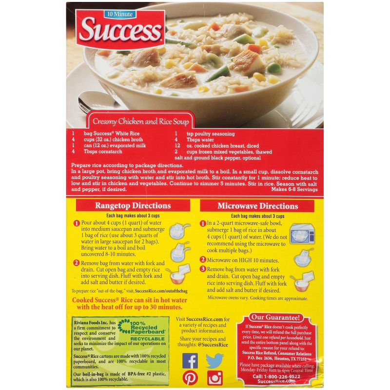 Success Boil-in-Bag White Rice - 32oz
