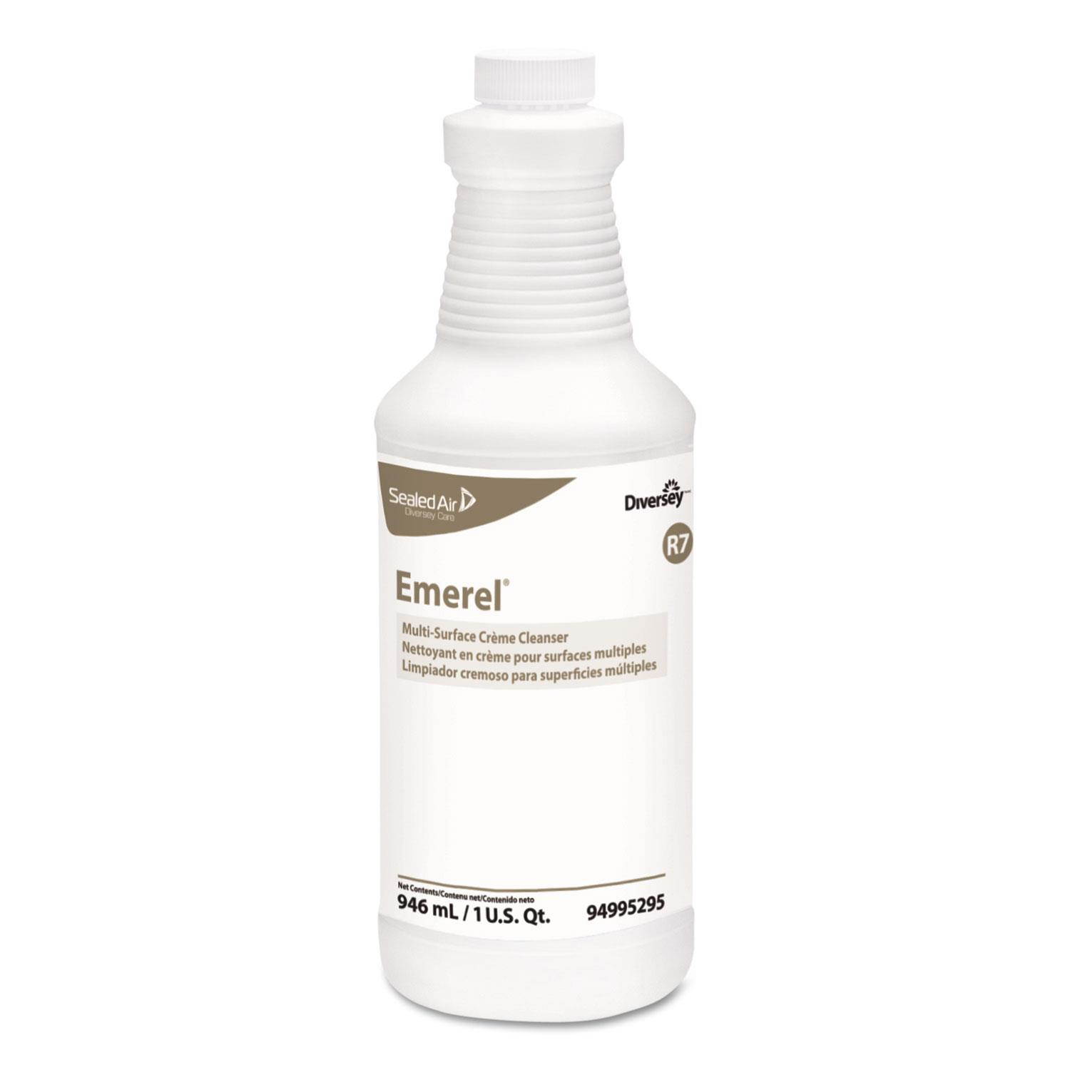Diversey Emerel Multi-Surface Creme Cleanser Fresh Scent 32oz Bottle 12/Carton