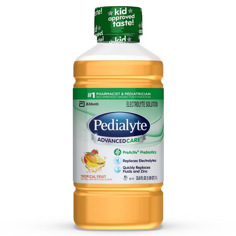 Pedialyte AdvancedCare Electrolyte Solution - Tropical Fruit - 33.8 fl oz