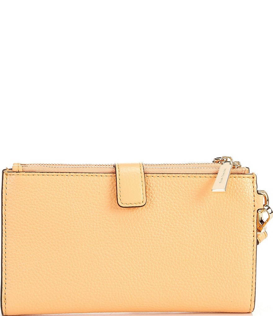 Michael Kors Zebra Signature Jet Set Double Zip Wristlet