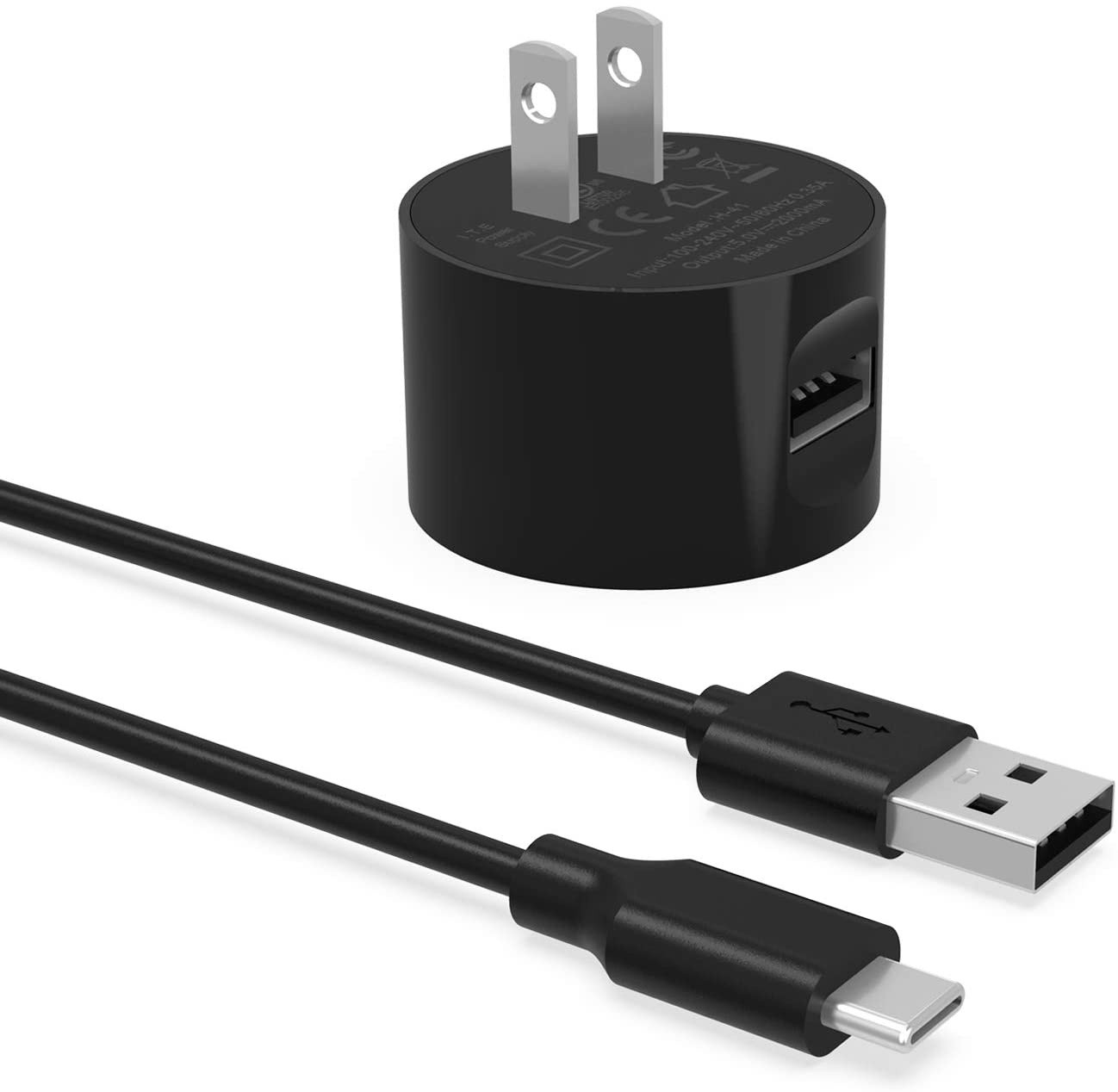 UL Listed 5Ft USB Type C AC Charger Fit for Samsung Galaxy Tab A7 10.4 (2020)/A 8.4/S6 Lite SM-T500/T307/T597/P610 Tablet Power Supply Adapter Cord Cable