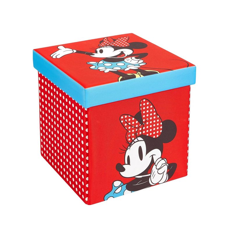 15" Minnie Mouse Folding Ottoman