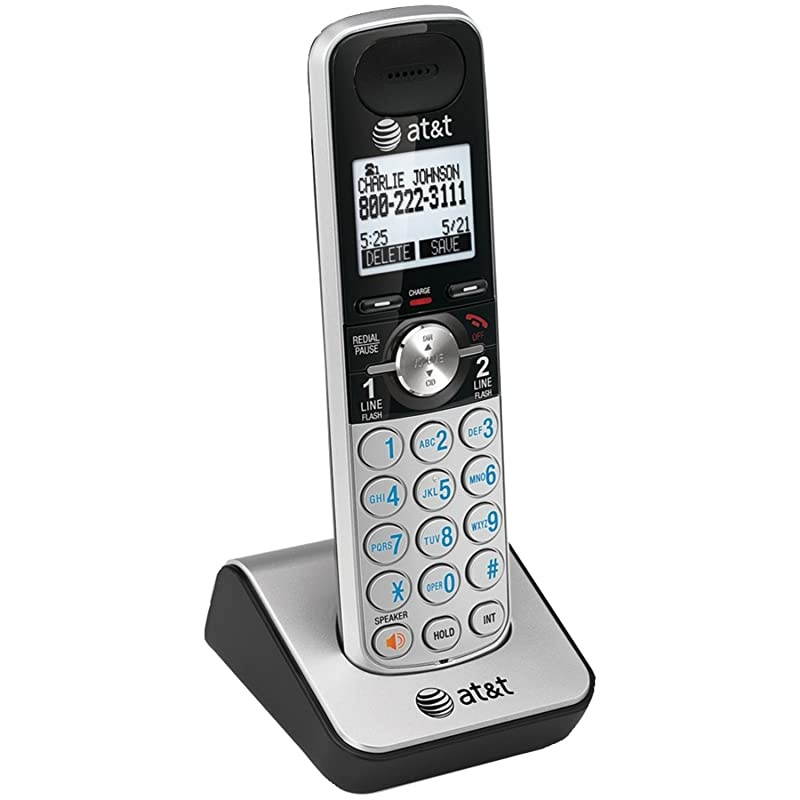 TL88002 Accessory Cordless Handset SilverBlack | Requires an TL88102 Expandable Phone System to Operate