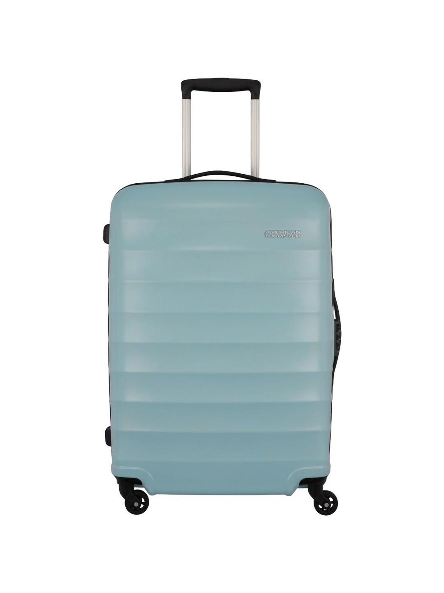 American Tourister Barcelona Powder Blue Solid Hard Trolley Bag - 79 cm