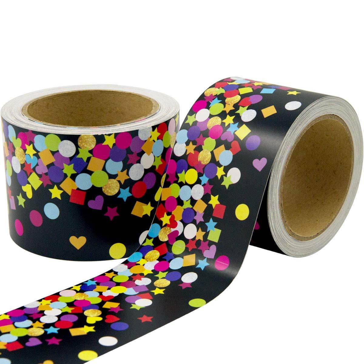 Confetti Bulletin Board Borders for Classroom 36ft