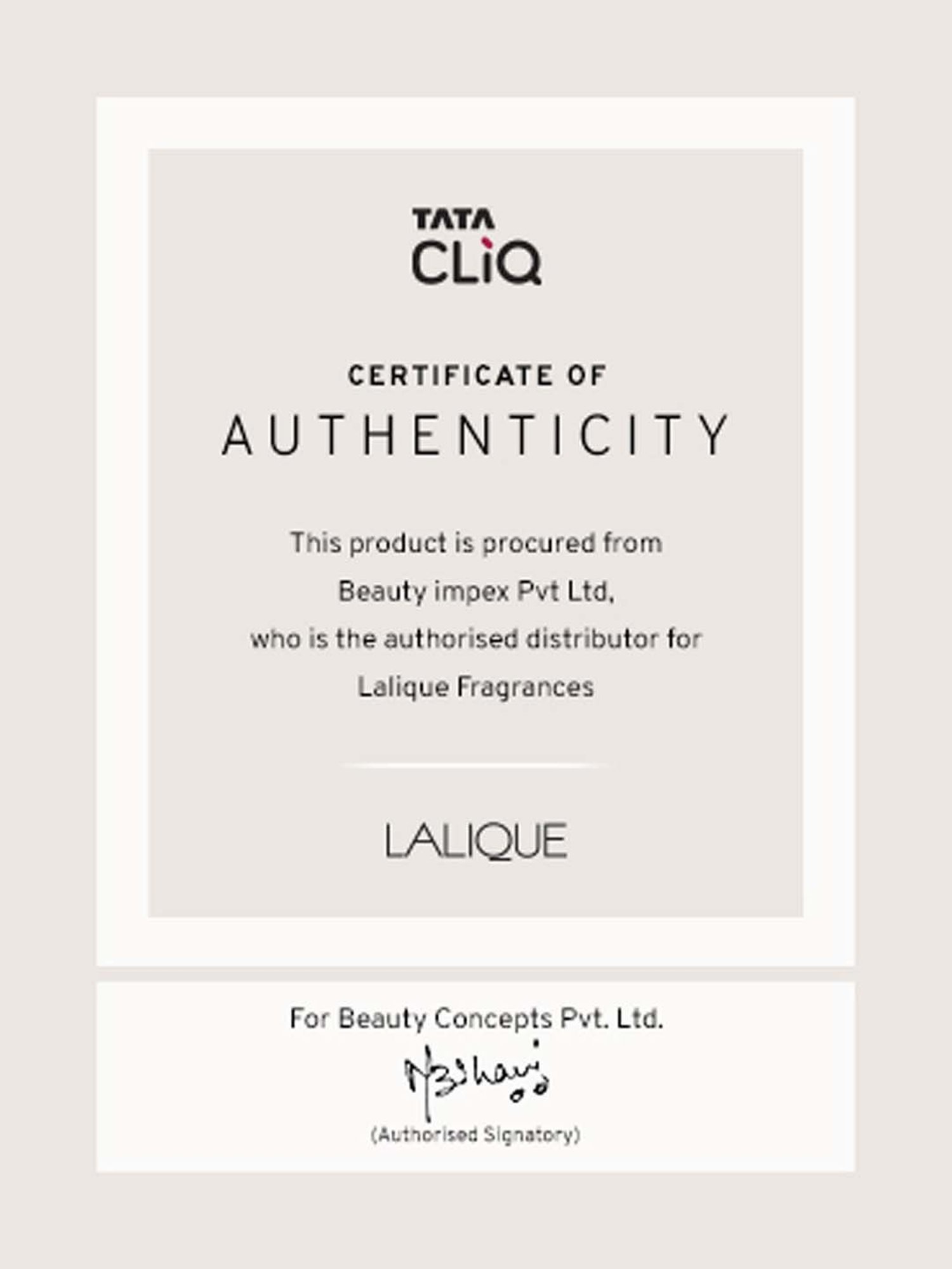 Lalique Satine Eau de Parfum for Women - 100 ml