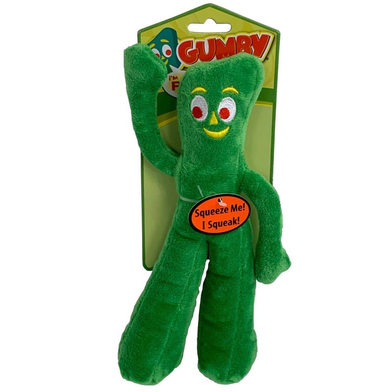 Multipet Gumby Plush Dog Toy - 9"