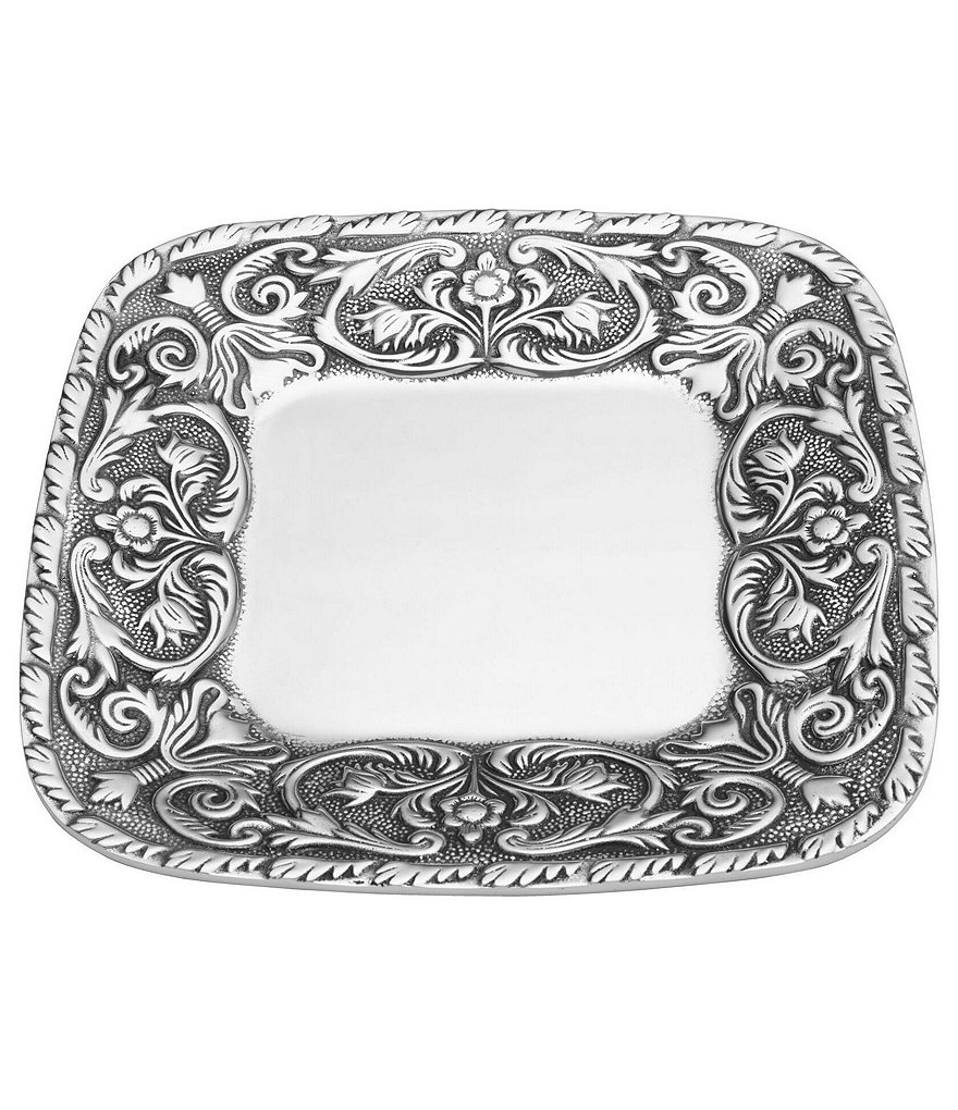 Wilton Armetale William And Mary Square Tray