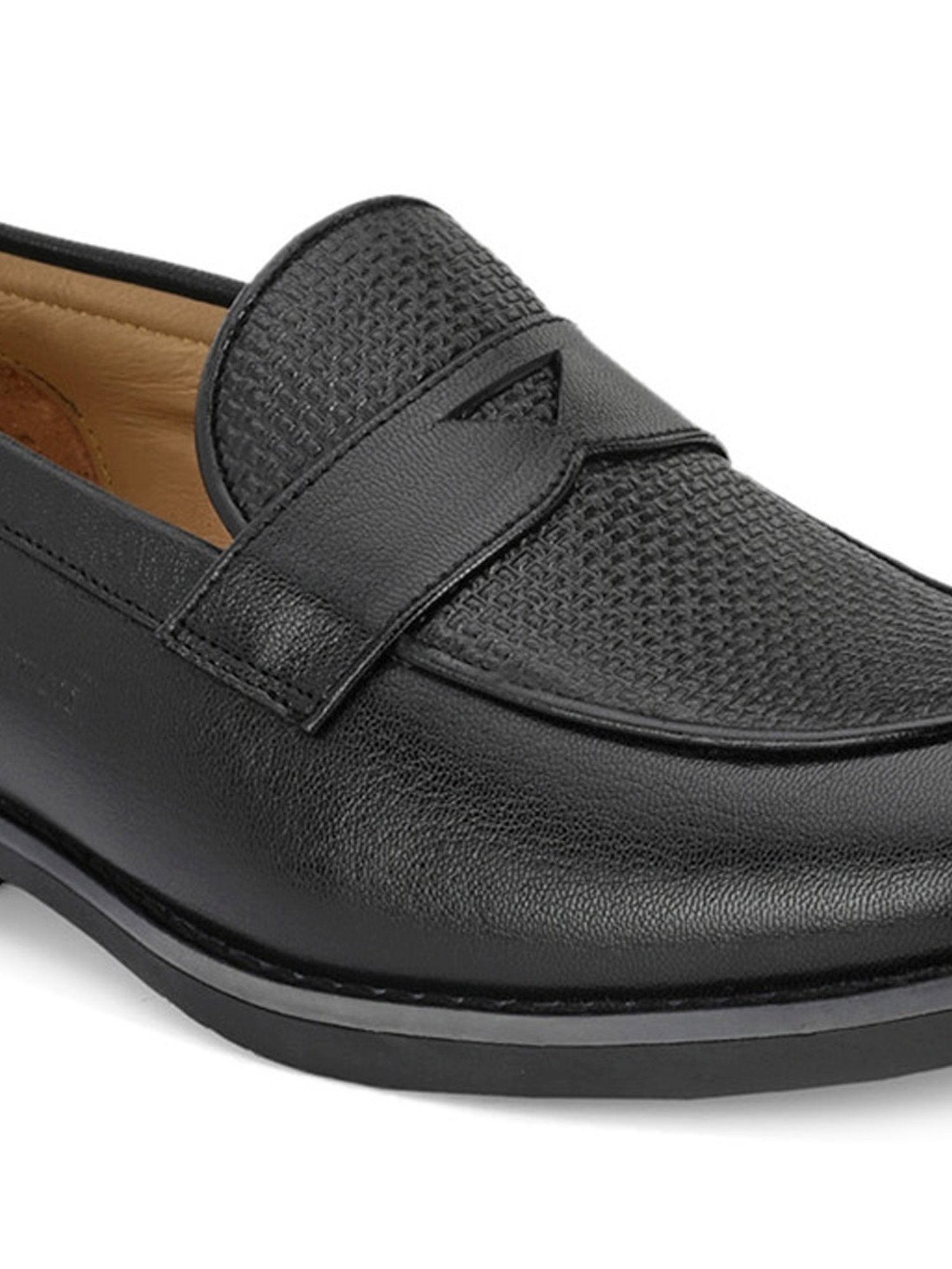 Clog London Men's Black Formal Loafers