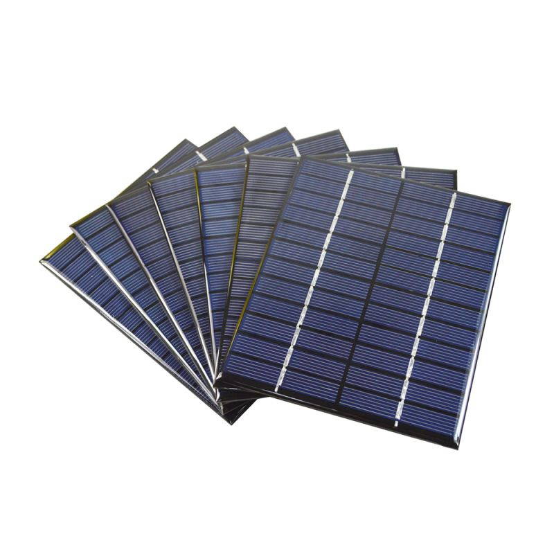 136*110*3mm Universal 2W 12V 0.166A Polysilicon Solar Panels Solar Cell For Lamp Light