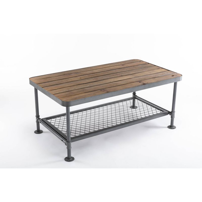 Newport Coffee Table Gray/Natural - Boraam
