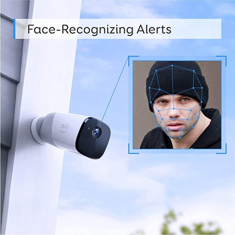 Security, Cam 1080p Wireless Home Security 2-Camera Kit,365-Day Battery, Rechargeable, Night Vision, IP67 Weatherproof