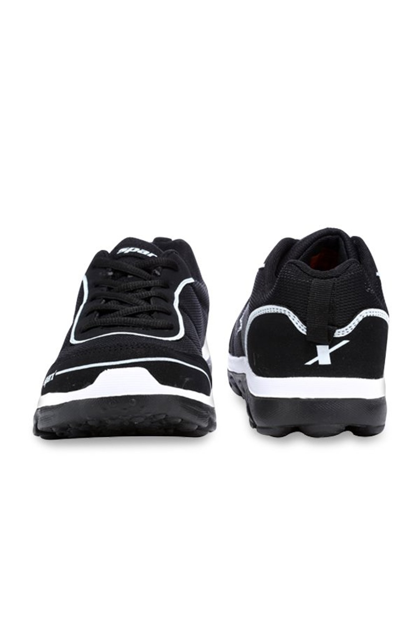 Sparx White & Black Running Shoes