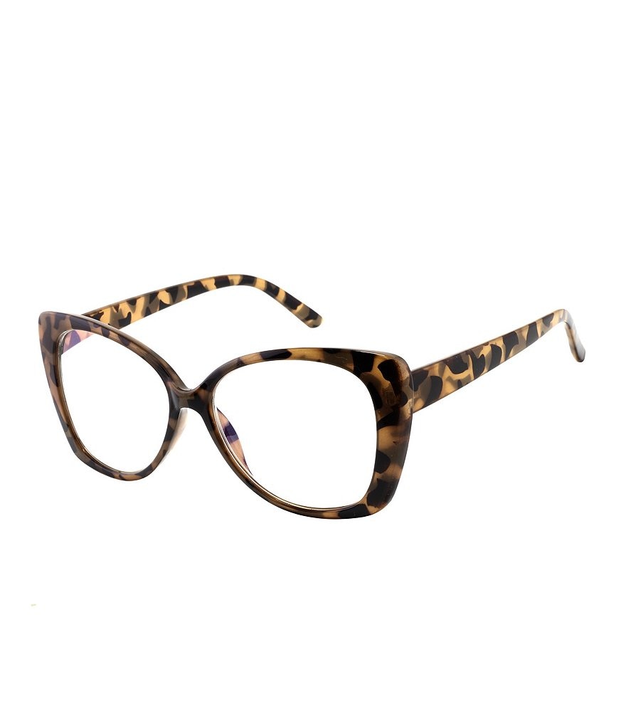 Marvy Tibby Tortoise Cat Eye Blue Light Glasses
