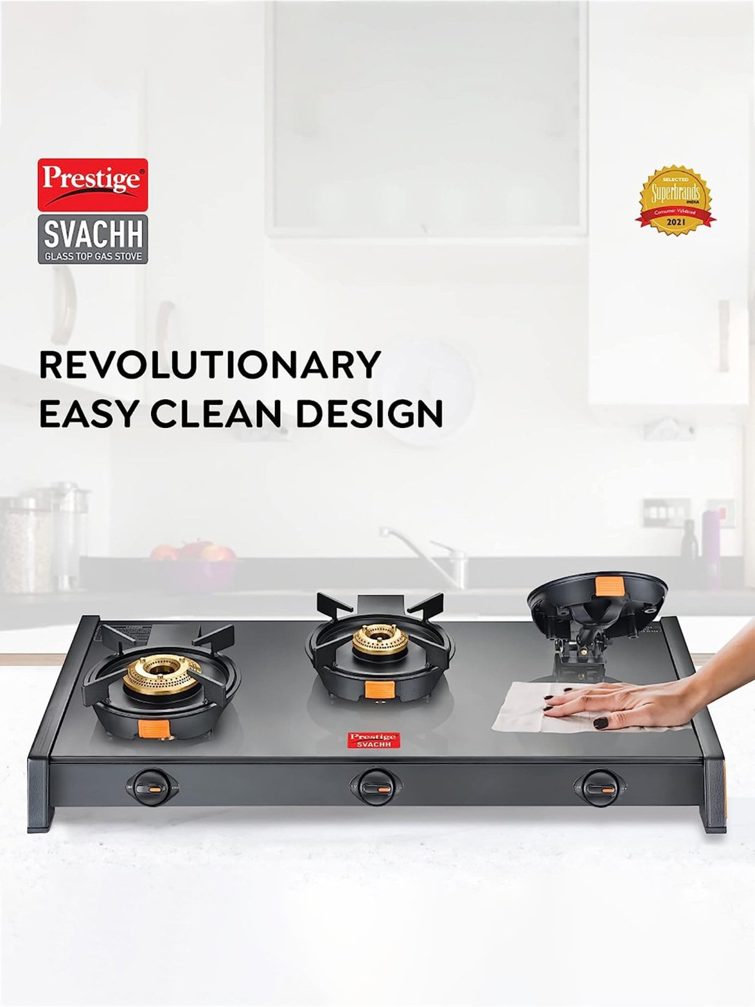 Prestige PIC 16.0 Plus 1900W Induction Cooktop (Black)
