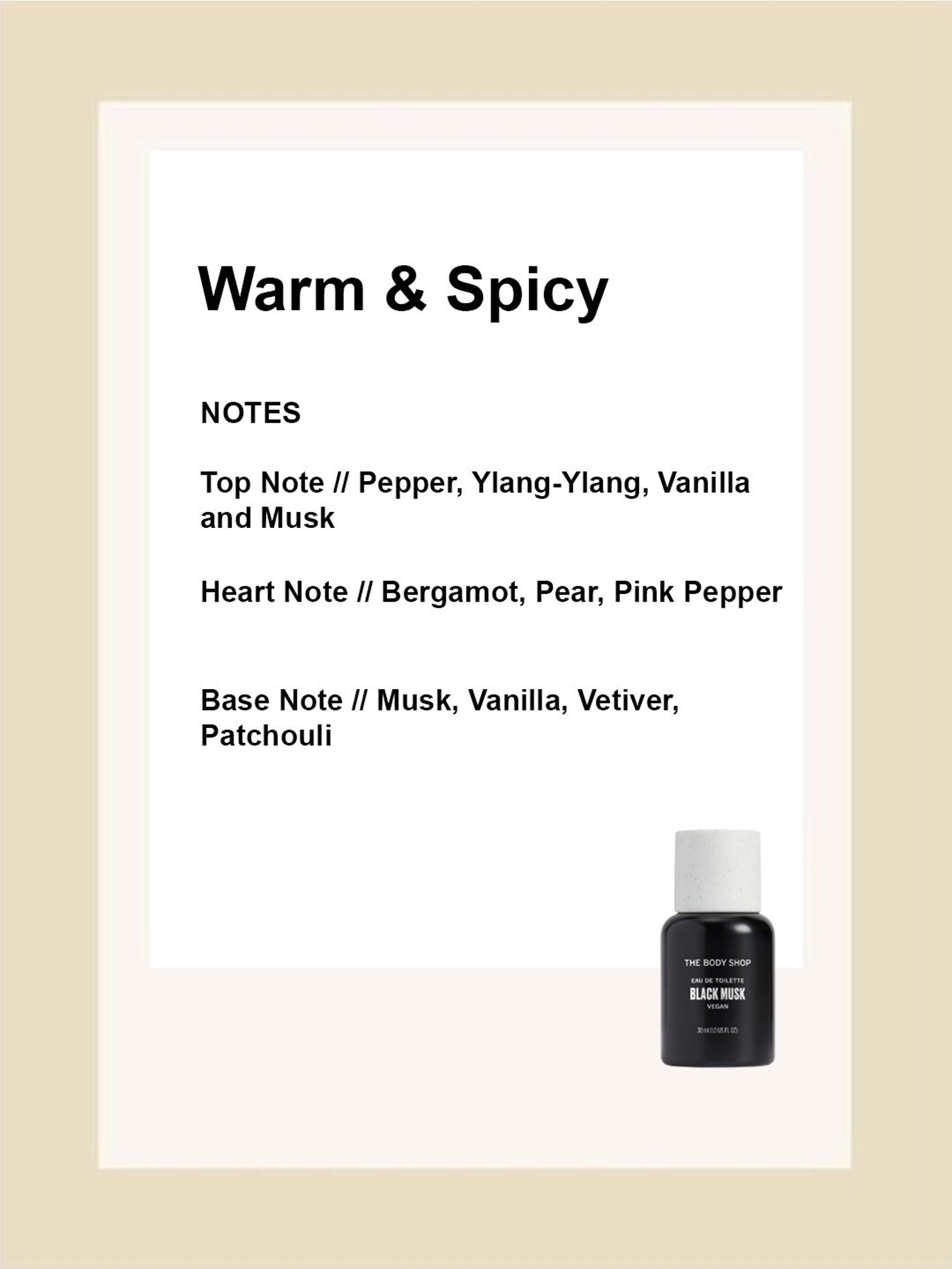 THE BODY SHOP Black Musk Eau de Toilette - 30 ml