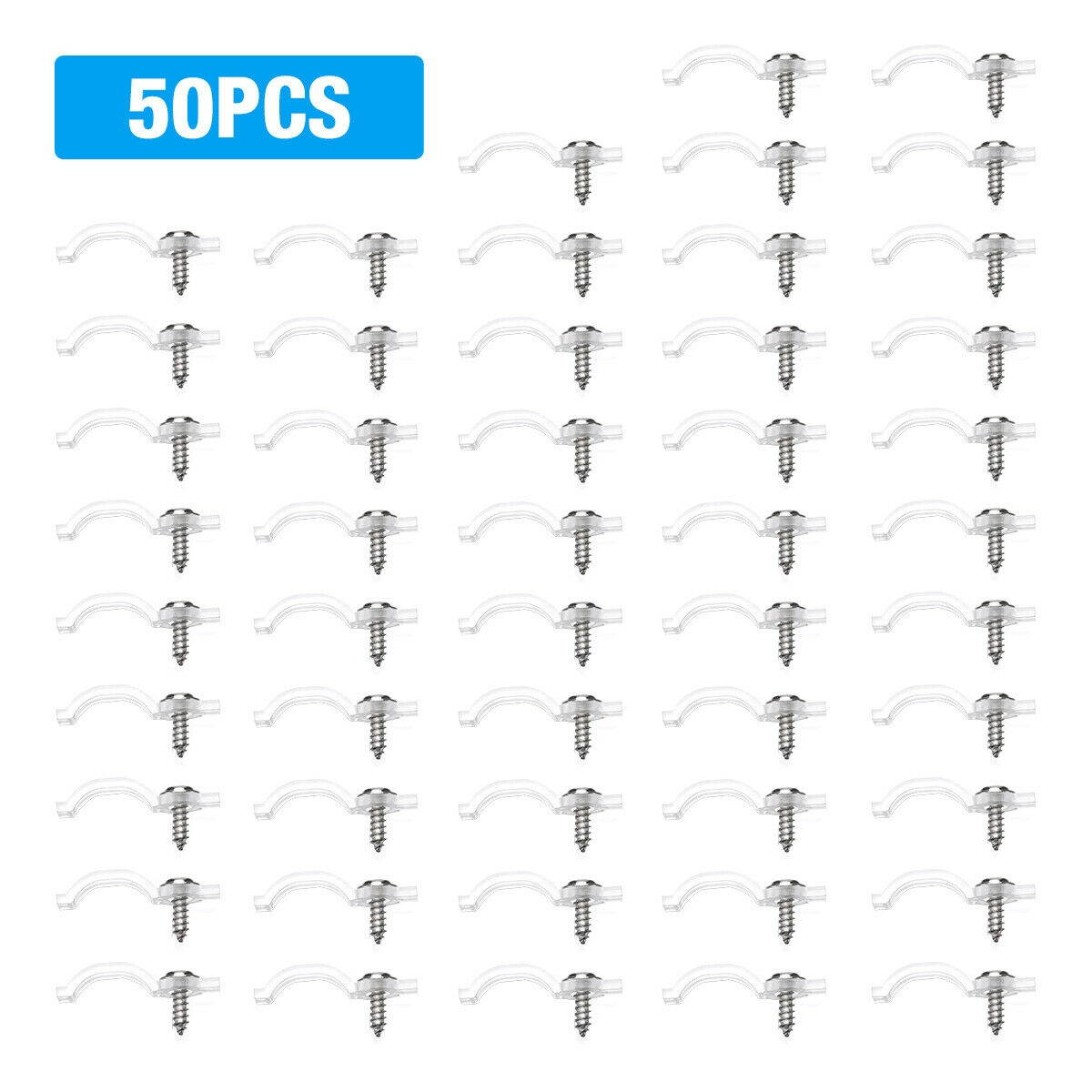 50-100pcs Mounting Bracket Clip Fastener For Fixing 5050 5630 LED Strip Light