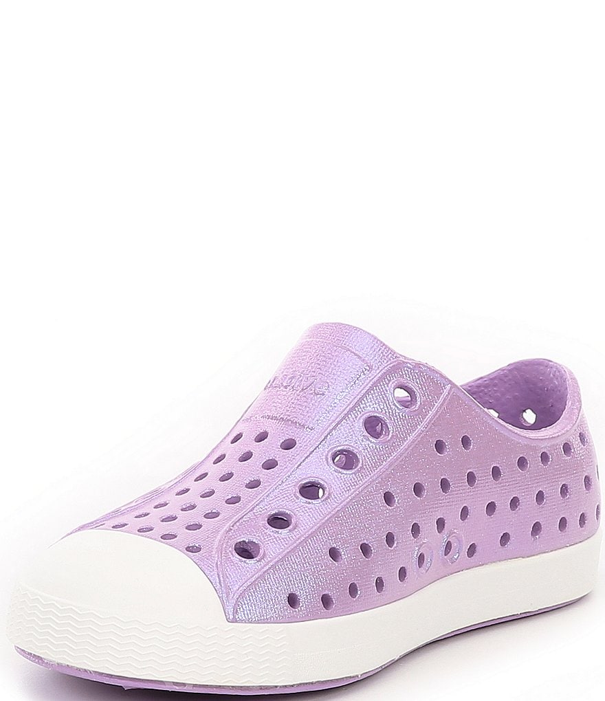 Native Girls' Jefferson Iridescent Slip-On Sneakers (Toddler)