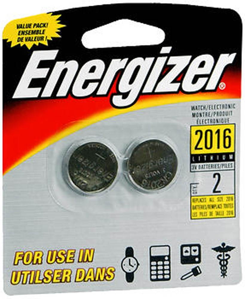 Energizer Watch/Electronic Batteries Size 2016 - 2pk