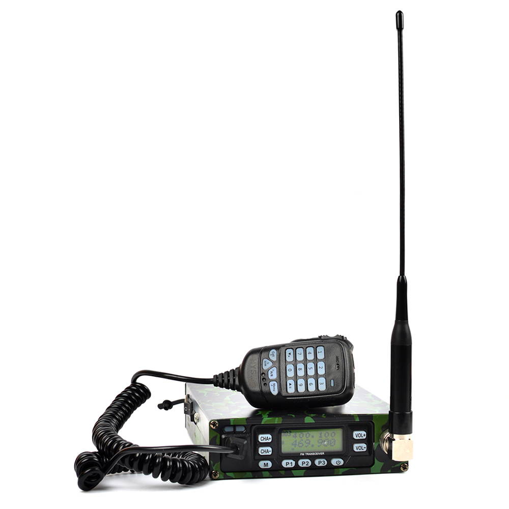 HYS TC-B25W 25W Dual Band VHF/UHF 136-174/400-470MHz Backpackable Two Way Radio Mobile Transceiver Amateur Ham Radio with 12000mAh Battery