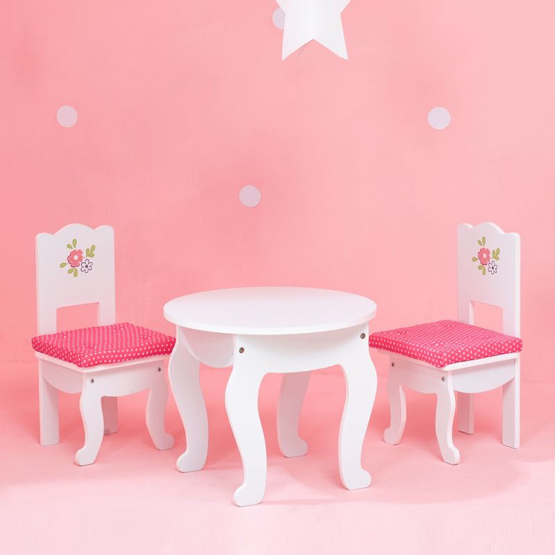 Olivia's Little World - Little Princess 18" Doll Furniture - Table & 2 Chairs Set