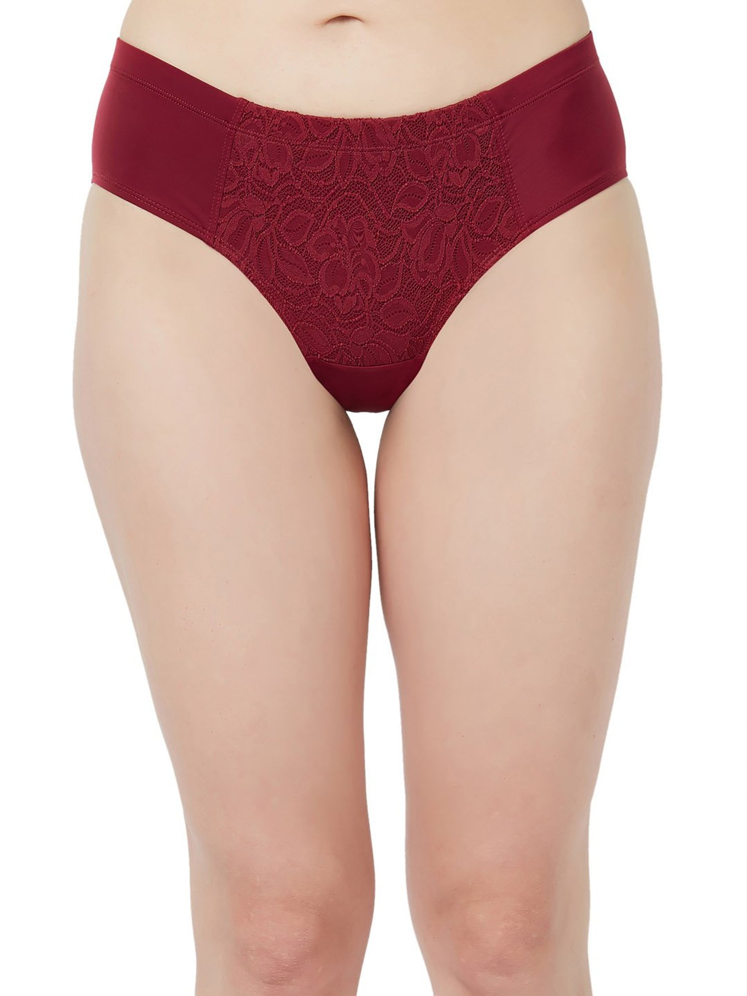 Soie Red & Green Lace Hipster Panty (Pack of 2)