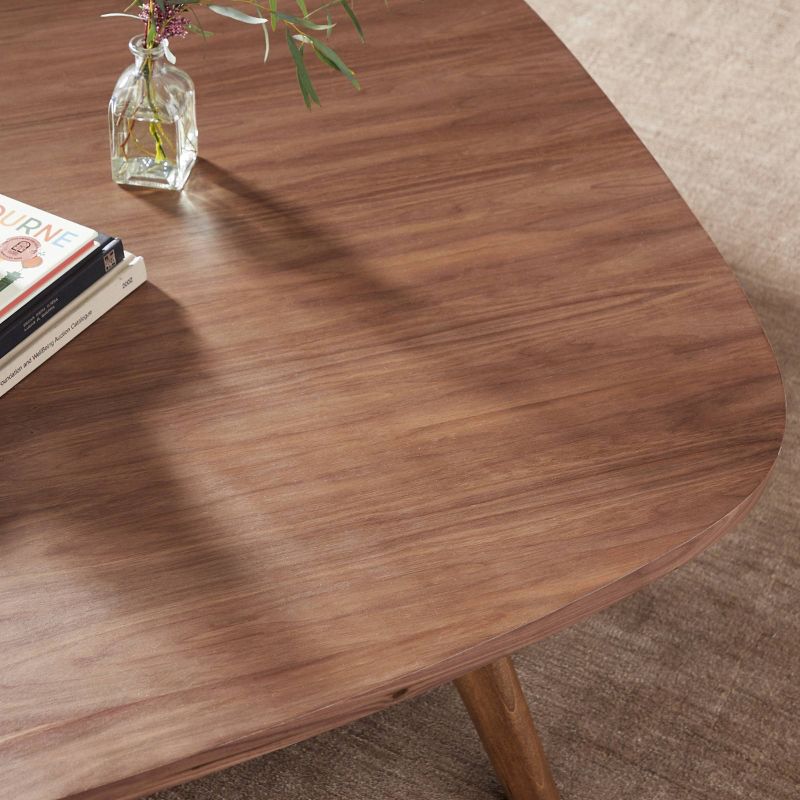 Contemporary Walnut Veneer Coffee Table Brown - Venus Williams Collection