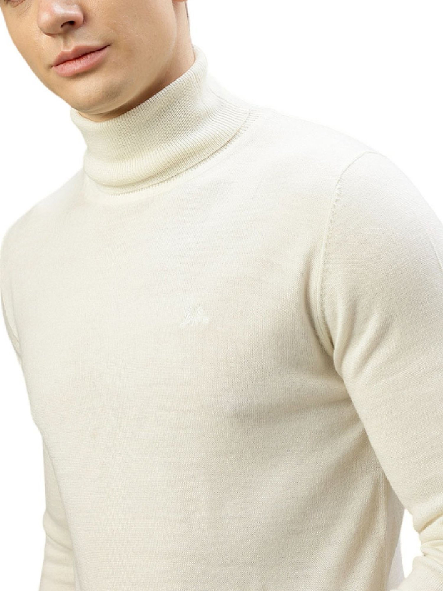 Lindbergh Cream Slim Fit Sweaters