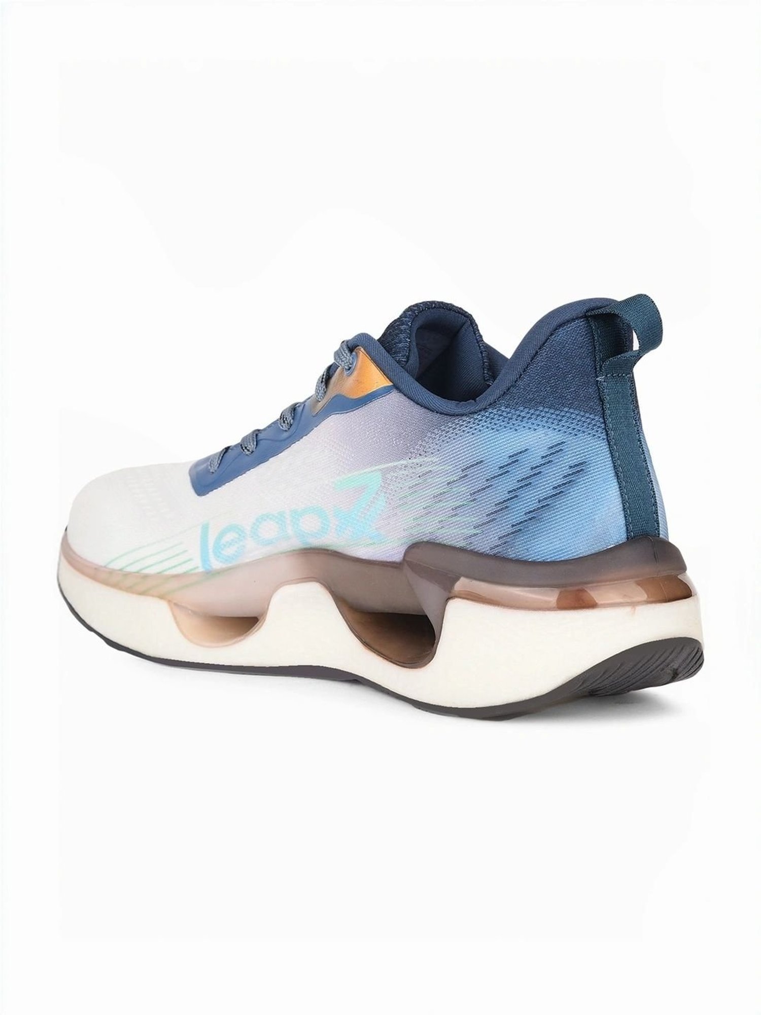 Leap7X by Liberty Men's Teal Blue Running Shoes