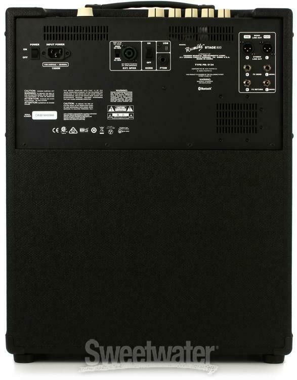 Fender Rumble Stage 2x10" 800-watt Bass Combo Amp