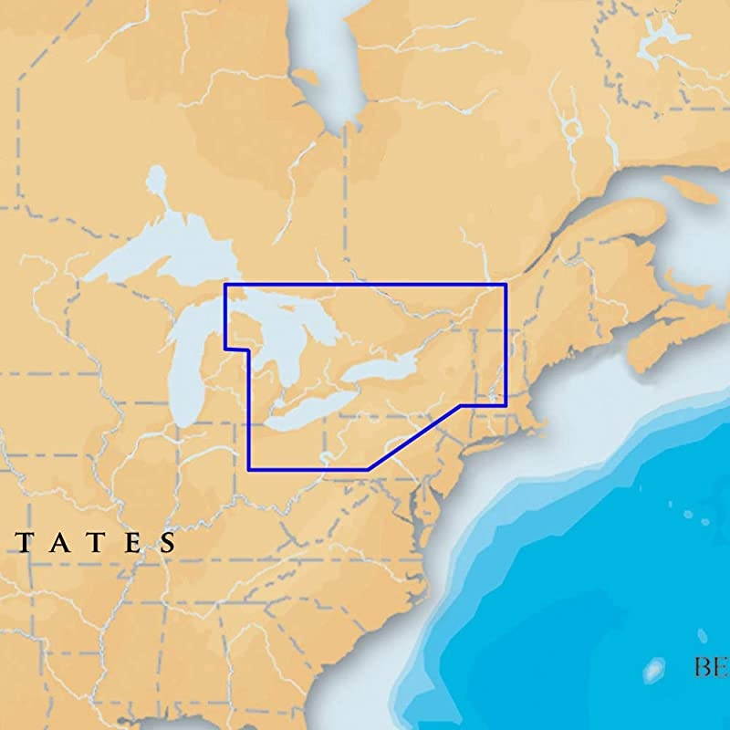 Platinum+ SD 901 East Great Lakes Nautical Chart on SD/Micro-SD Card - MSD/901P+