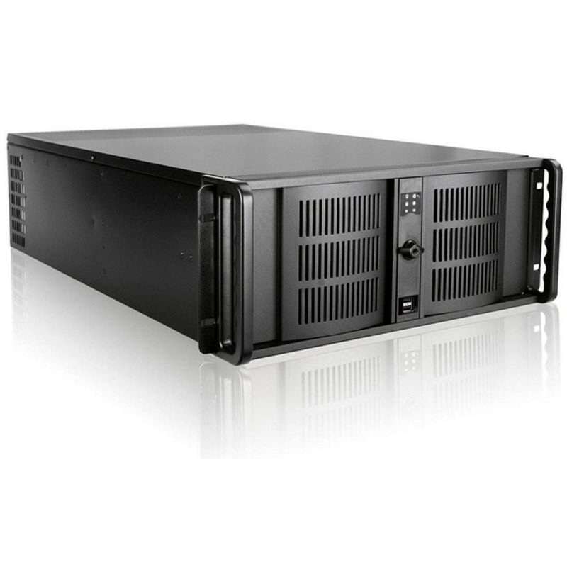 Monoprice 7-Bay 4U Ext. IPC Case, 26in Depth Ext. M/B, Black
